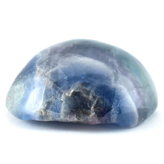 Rainbow Fluorite Freeform Dome Shape Carving