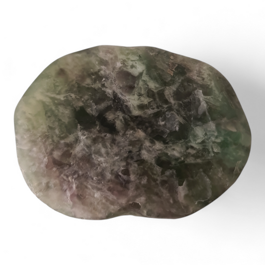 Rainbow Fluorite Freeform Dome Shape Carving