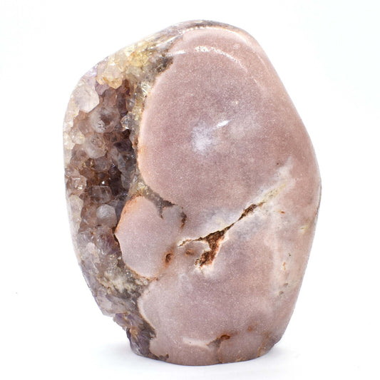 Pink Amethyst Freeform Shape Carving