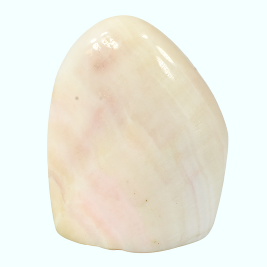 Pink Aragonite Freeform Shape Carving