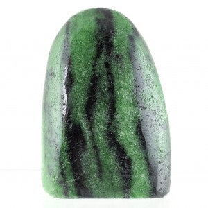 Ruby In Zoisite Freeform Shape Carving