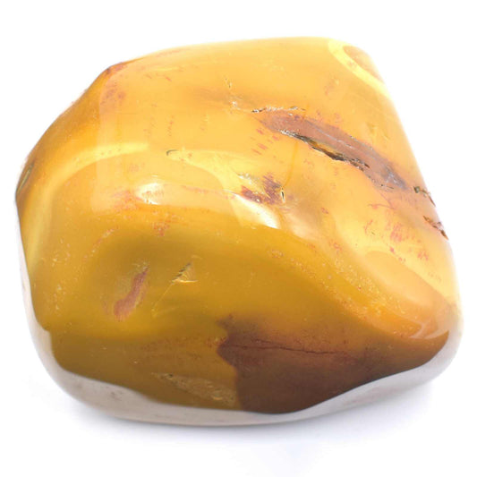 Yellow Mookaite Freeform Shape Carving
