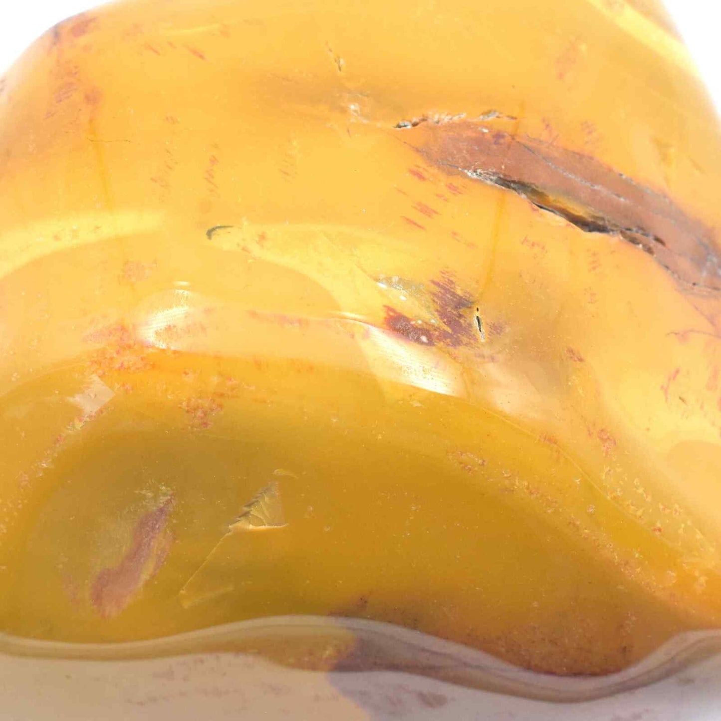 Yellow Mookaite Freeform Shape Carving