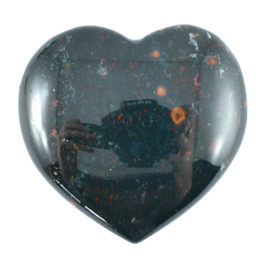 Bloodstone Heart Carving [Medium]