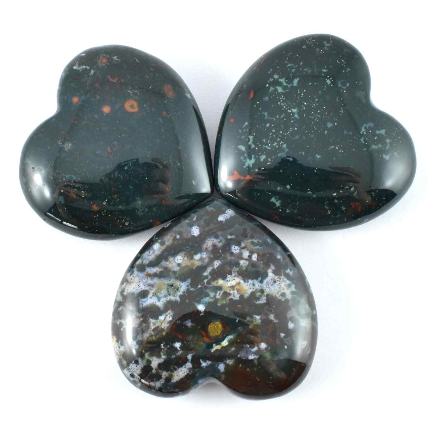 Bloodstone Heart Carving [Medium]