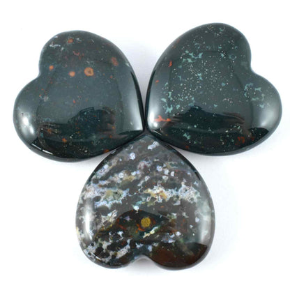 Bloodstone Heart Carving [Medium]