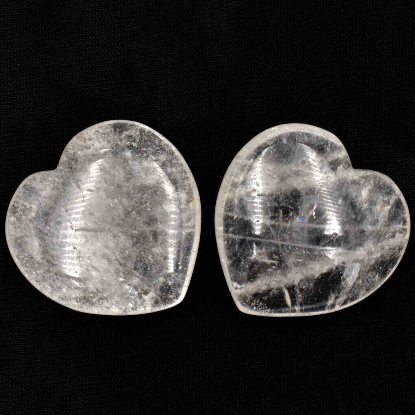 Clear Quartz Heart Carving [Medium]