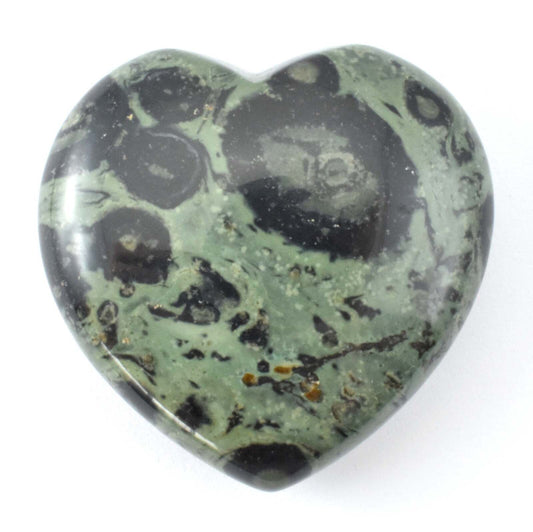 Kambaba Jasper Heart Carving [Medium]