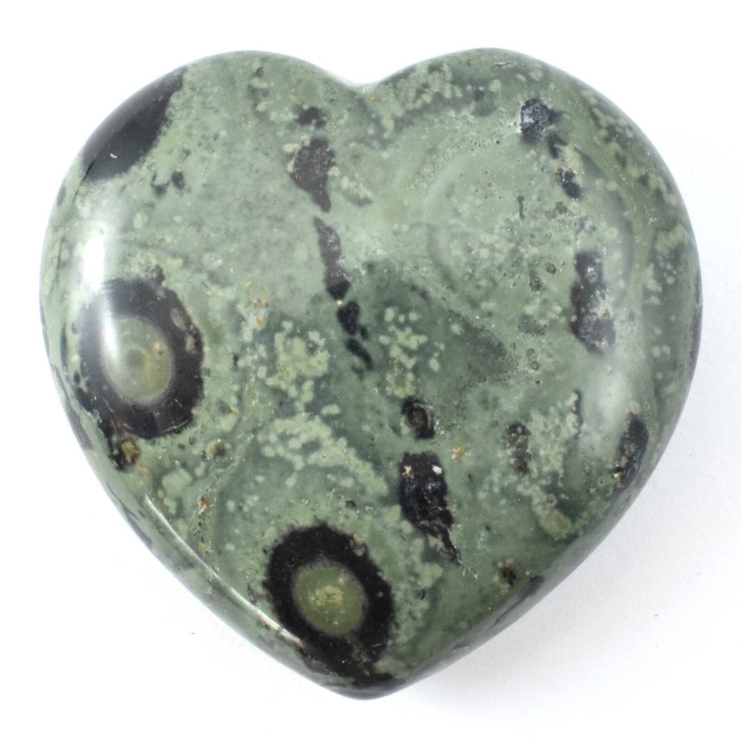 Kambaba Jasper Heart Carving [Medium]