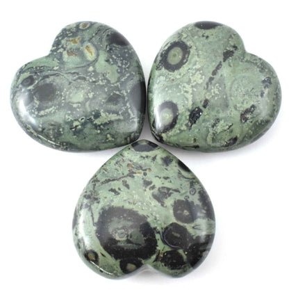 Kambaba Jasper Heart Carving [Medium]