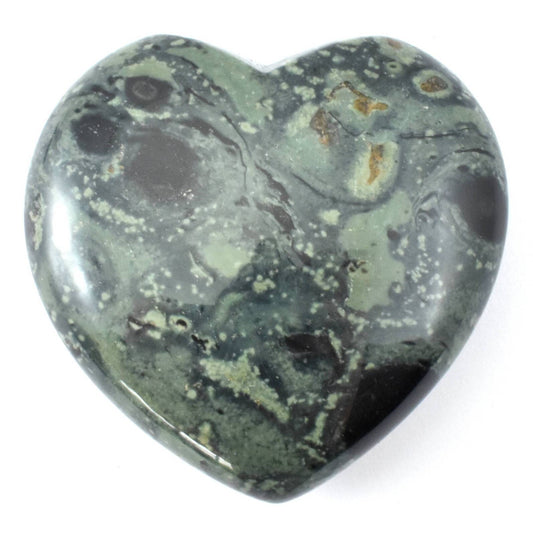 Kambaba Jasper Heart Carving [Medium]