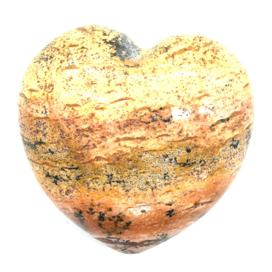 Picture Jasper Heart Carving [Medium]