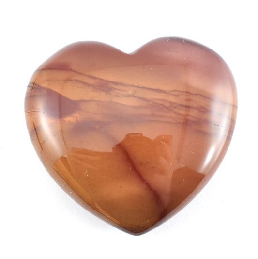 Red Mookaite Heart Carving [Medium]