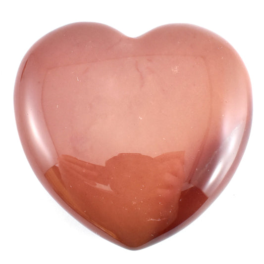 Red Mookaite Heart Carving [Medium]