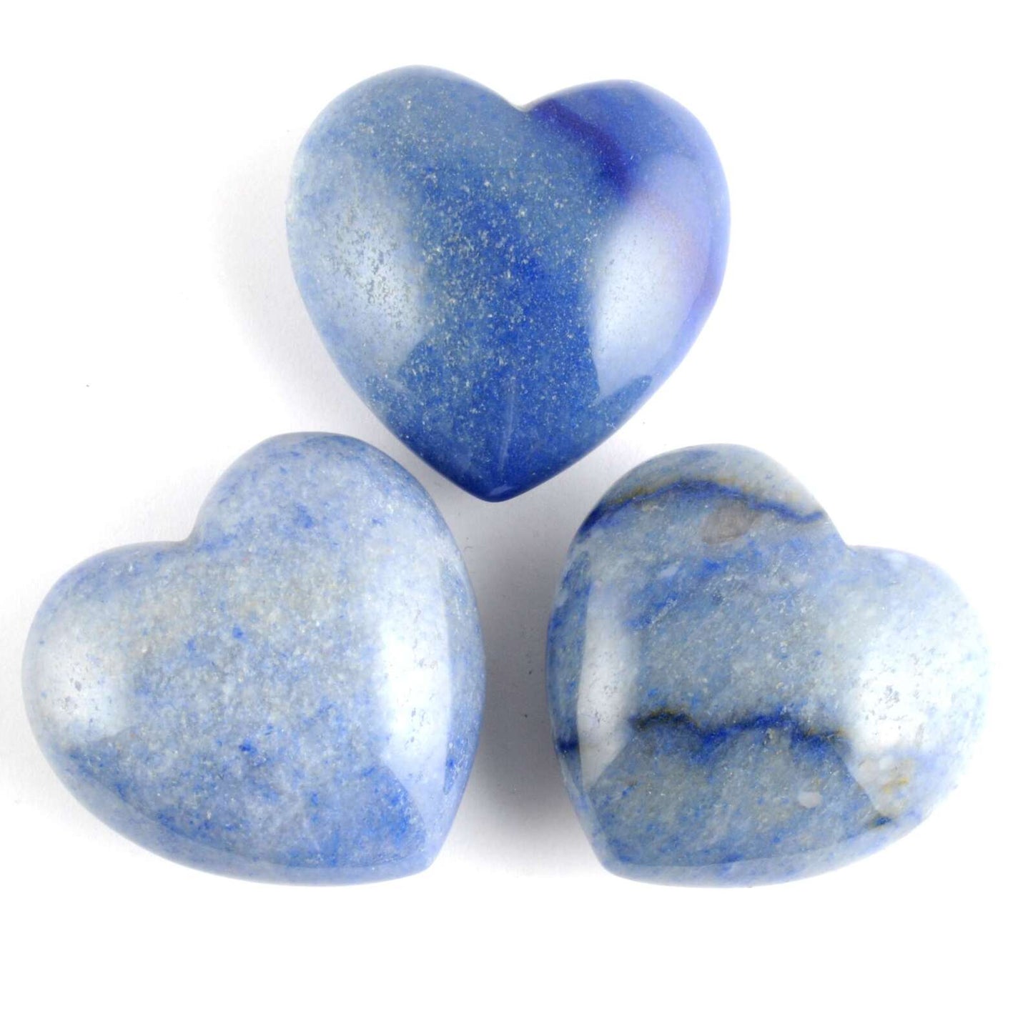 Blue Aventurine Heart Carving [Medium]