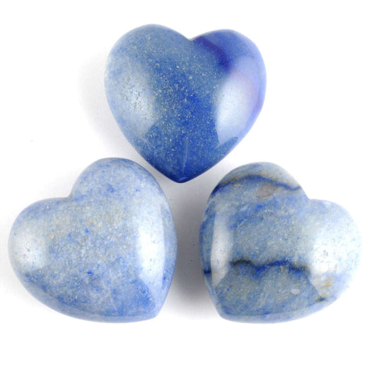 Blue Aventurine Heart Carving [Medium]