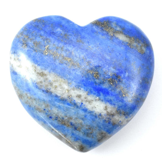 Lapis Lazuli Heart Carving [Medium]