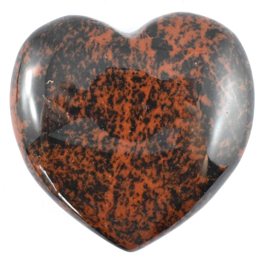 Mahogany Obsidian Heart Carving [Medium]