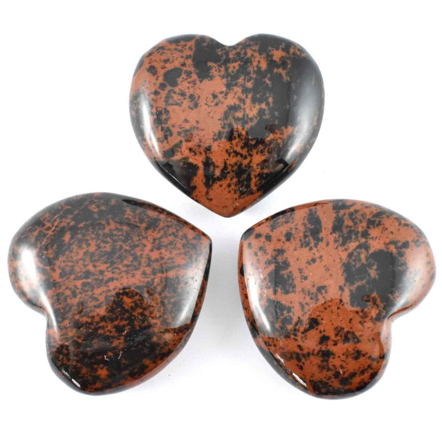 Mahogany Obsidian Heart Carving [Medium]