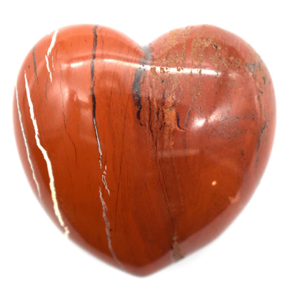 Red Jasper Heart Carving [Medium]