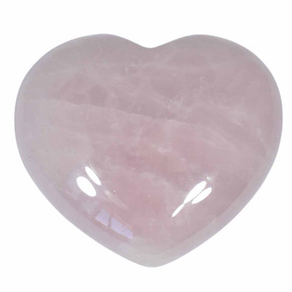 Purple Rose Quartz Heart Carving [Medium]