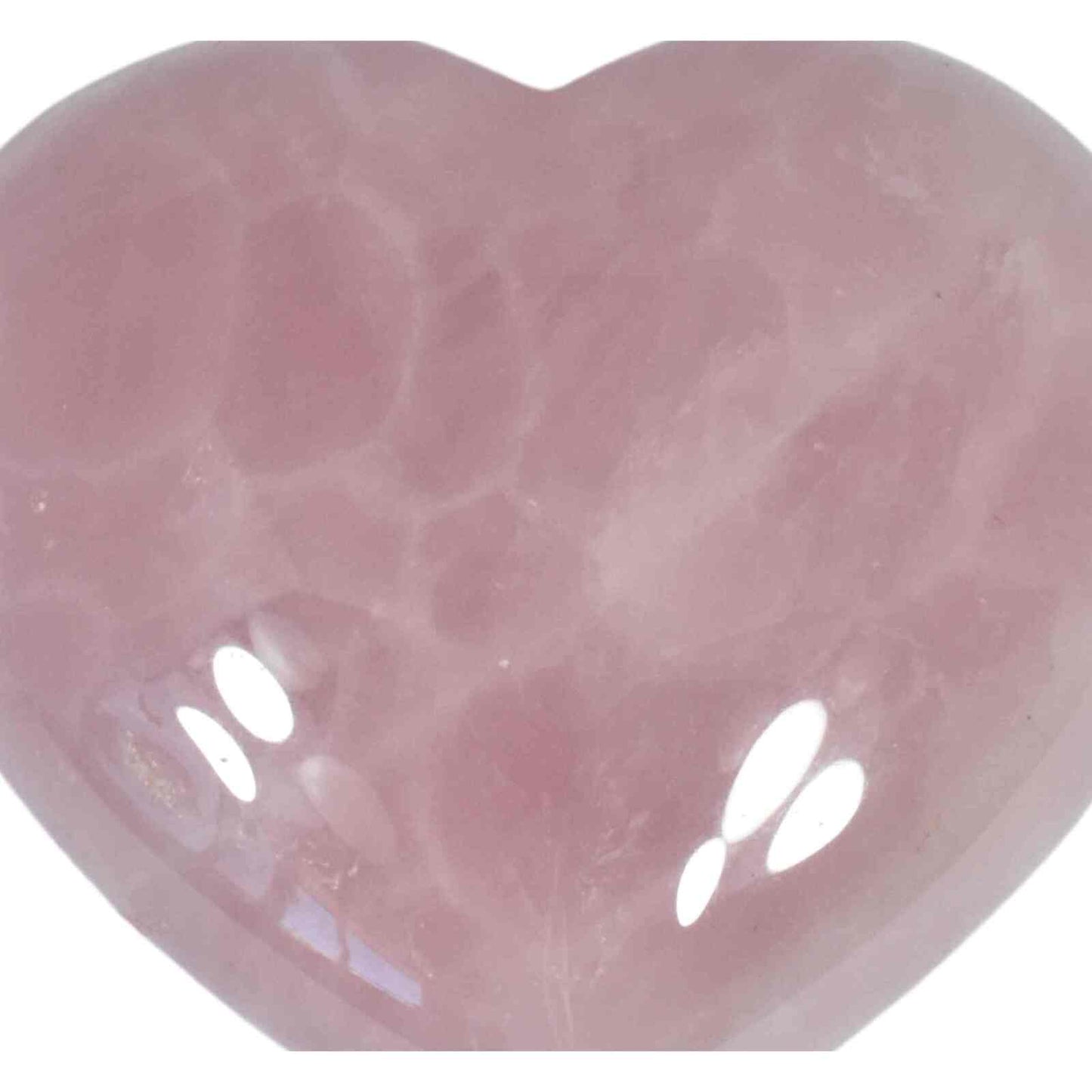 Purple Rose Quartz Heart Carving [Medium]