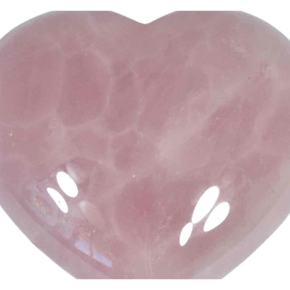 Purple Rose Quartz Heart Carving [Medium]