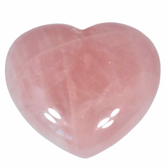 Rose Quartz Heart Carving [Medium]