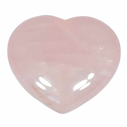 Rose Quartz Heart Carving [Medium]