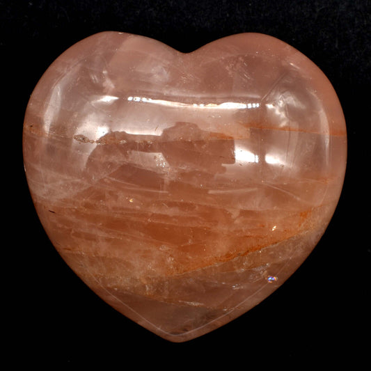Rose Quartz Heart Carving [Medium]
