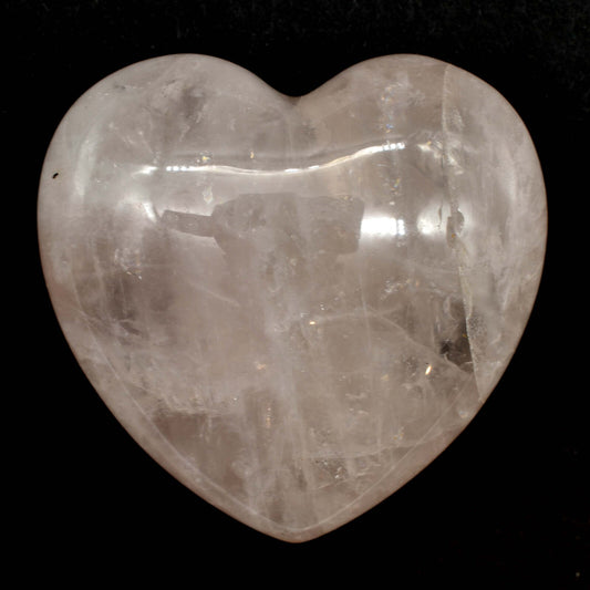 Rose Quartz Heart Carving [Medium]