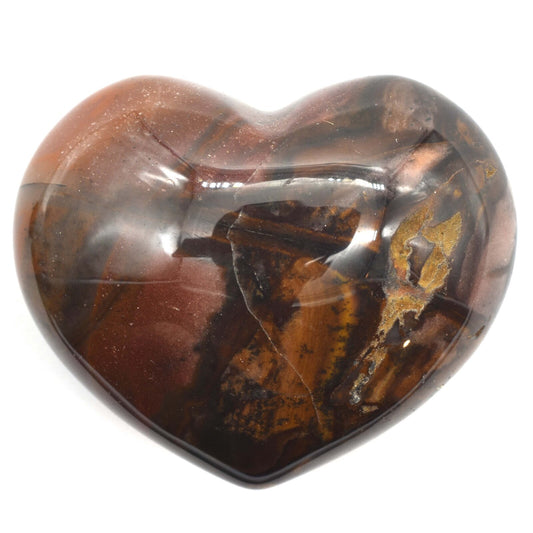 Red Picture Stone Heart Carving [Medium]