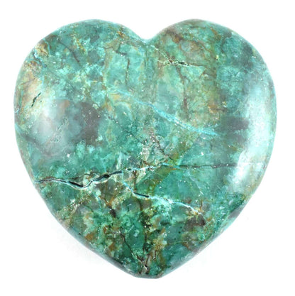 Chrysocolla Heart Carving [Medium]