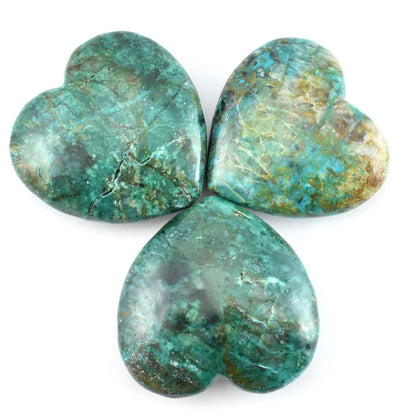 Chrysocolla Heart Carving [Medium]