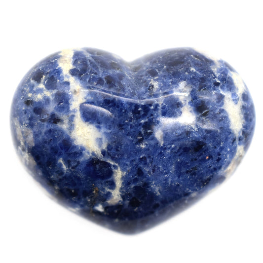 Sodalite Heart Carving [Medium]