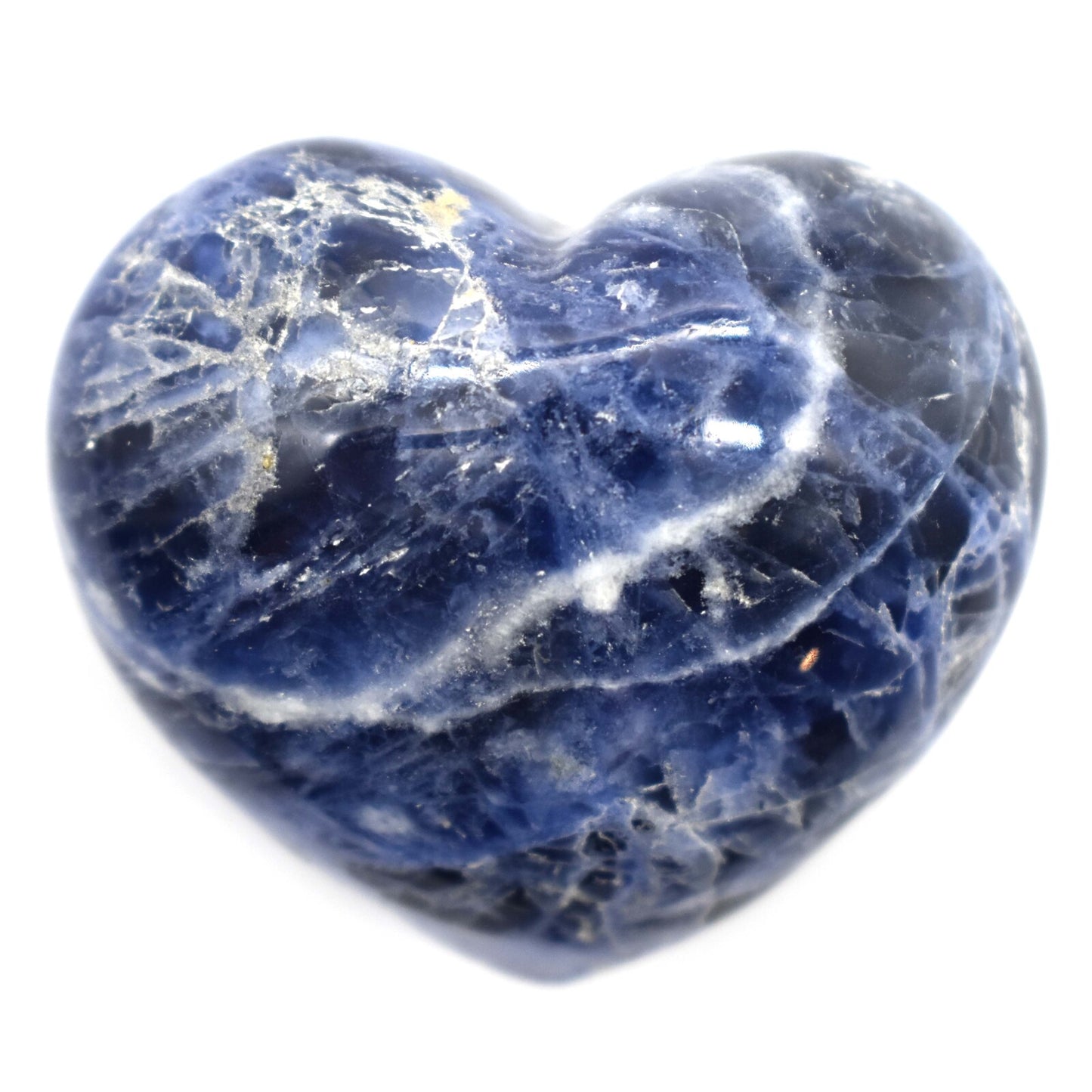 Sodalite Heart Carving [Medium]