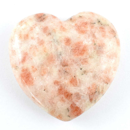 Sunstone Heart Carving [Medium]