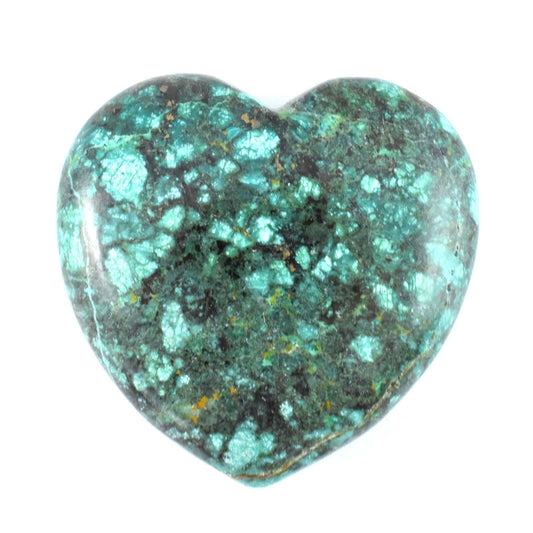 African Turquoise Heart Carving [Medium]