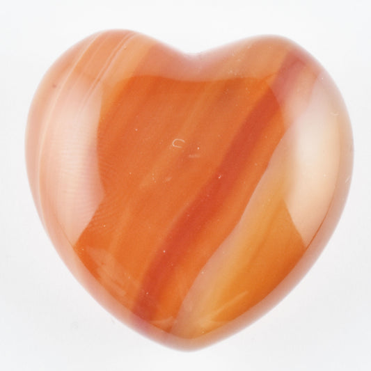 Banded Carnelian Heart Carving [Mini]