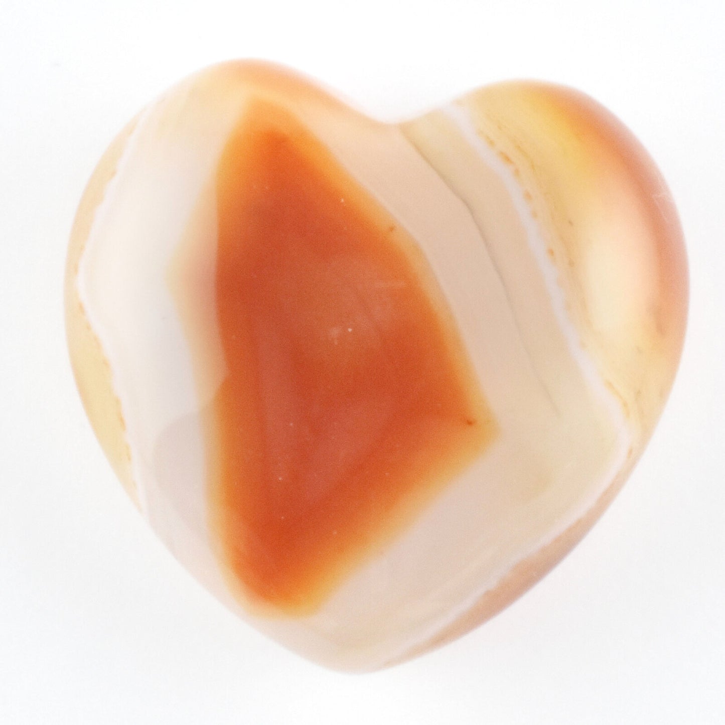 Banded Carnelian Heart Carving [Mini]