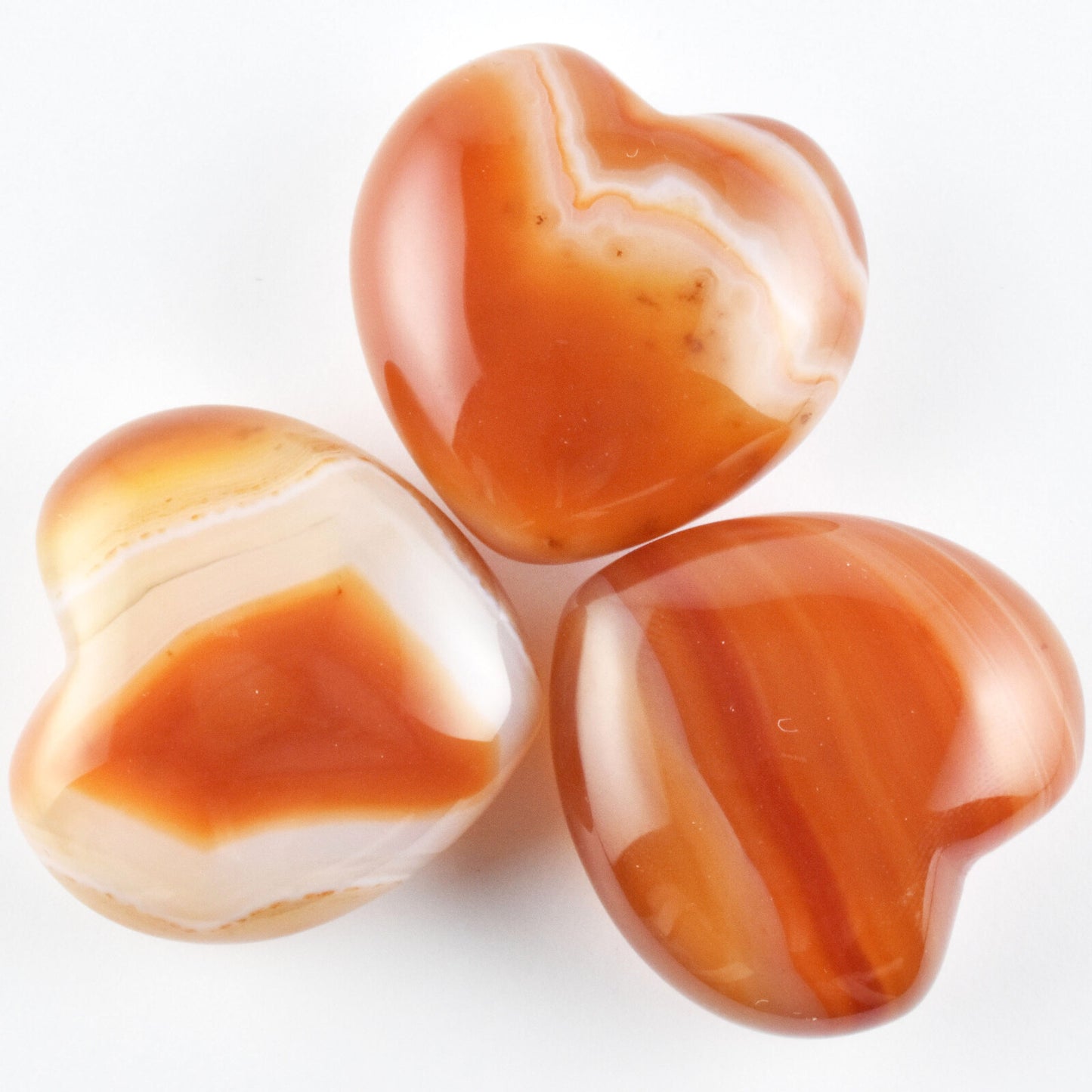 Banded Carnelian Heart Carving [Mini]