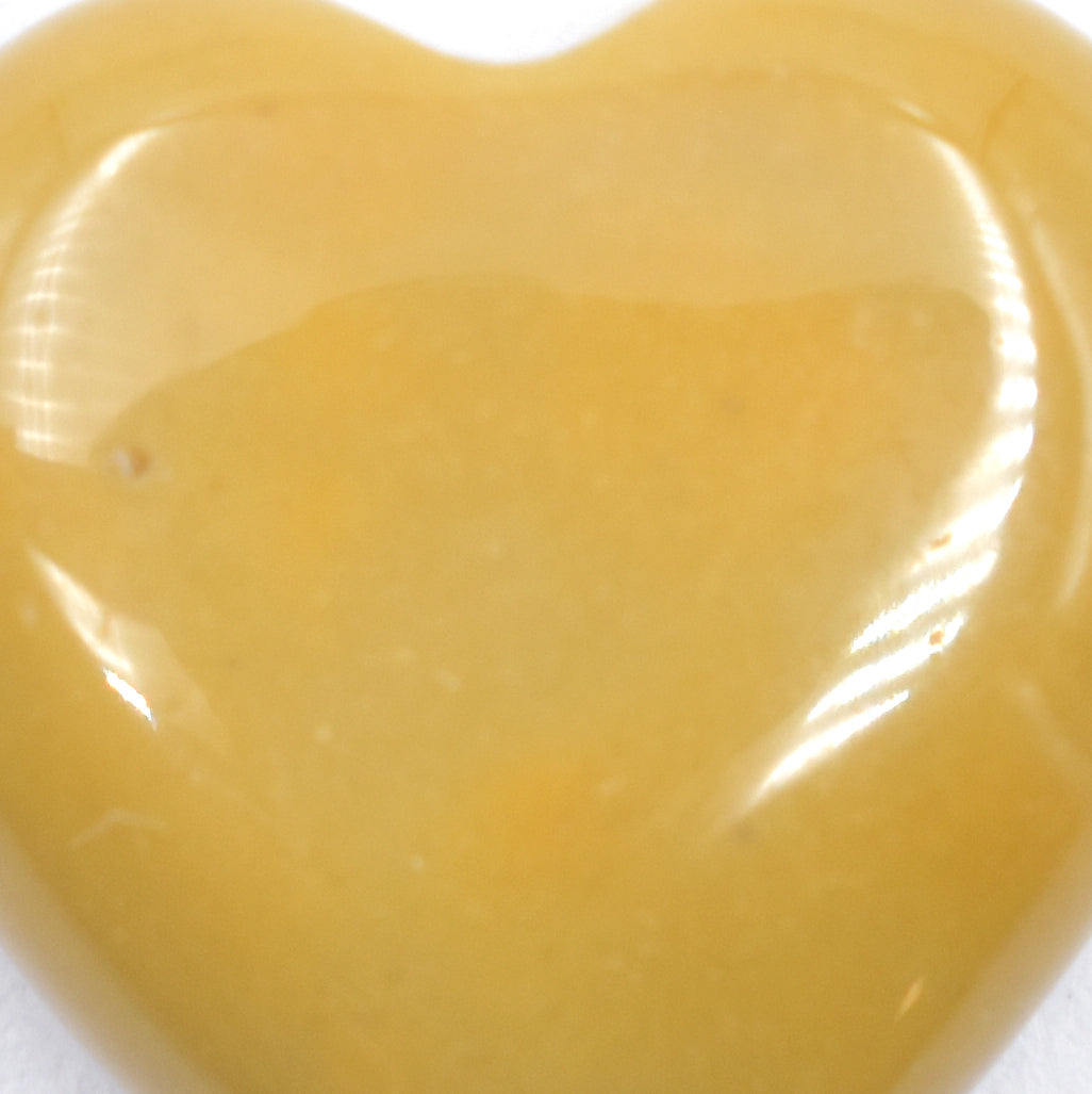 Yellow Mookaite Heart Carving [Mini - 5pcs]