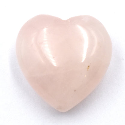 Rose Quartz Heart Carving [Mini - 5pcs - Puffy]