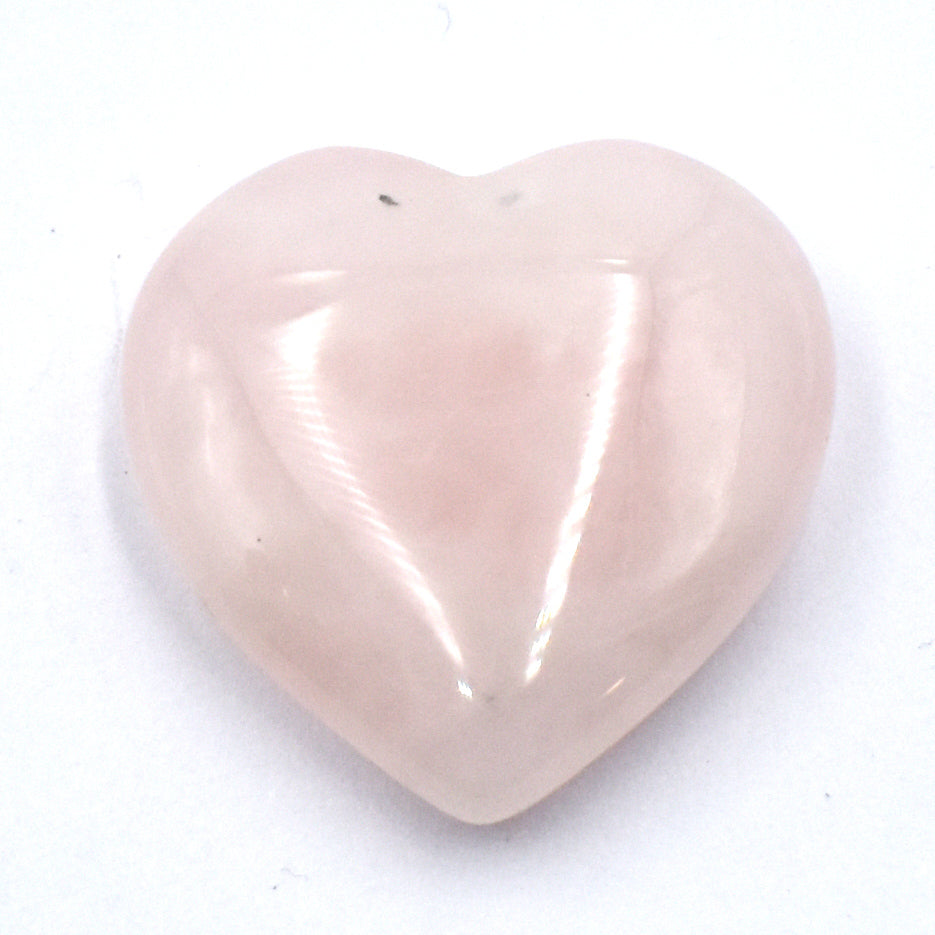 Rose Quartz Heart Carving [Mini -5pcs]