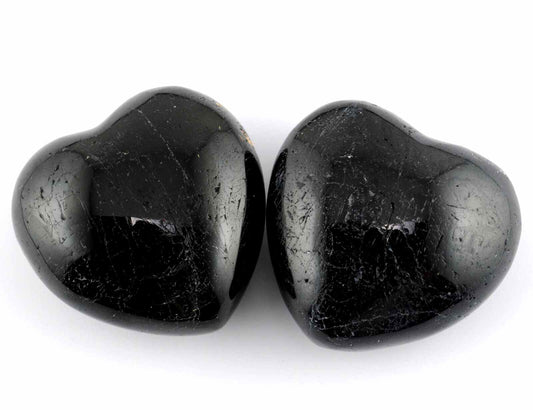 Black Tourmaline Heart Carving [Small]