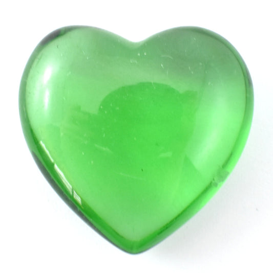 Green Obsidian Heart Carving [Small]
