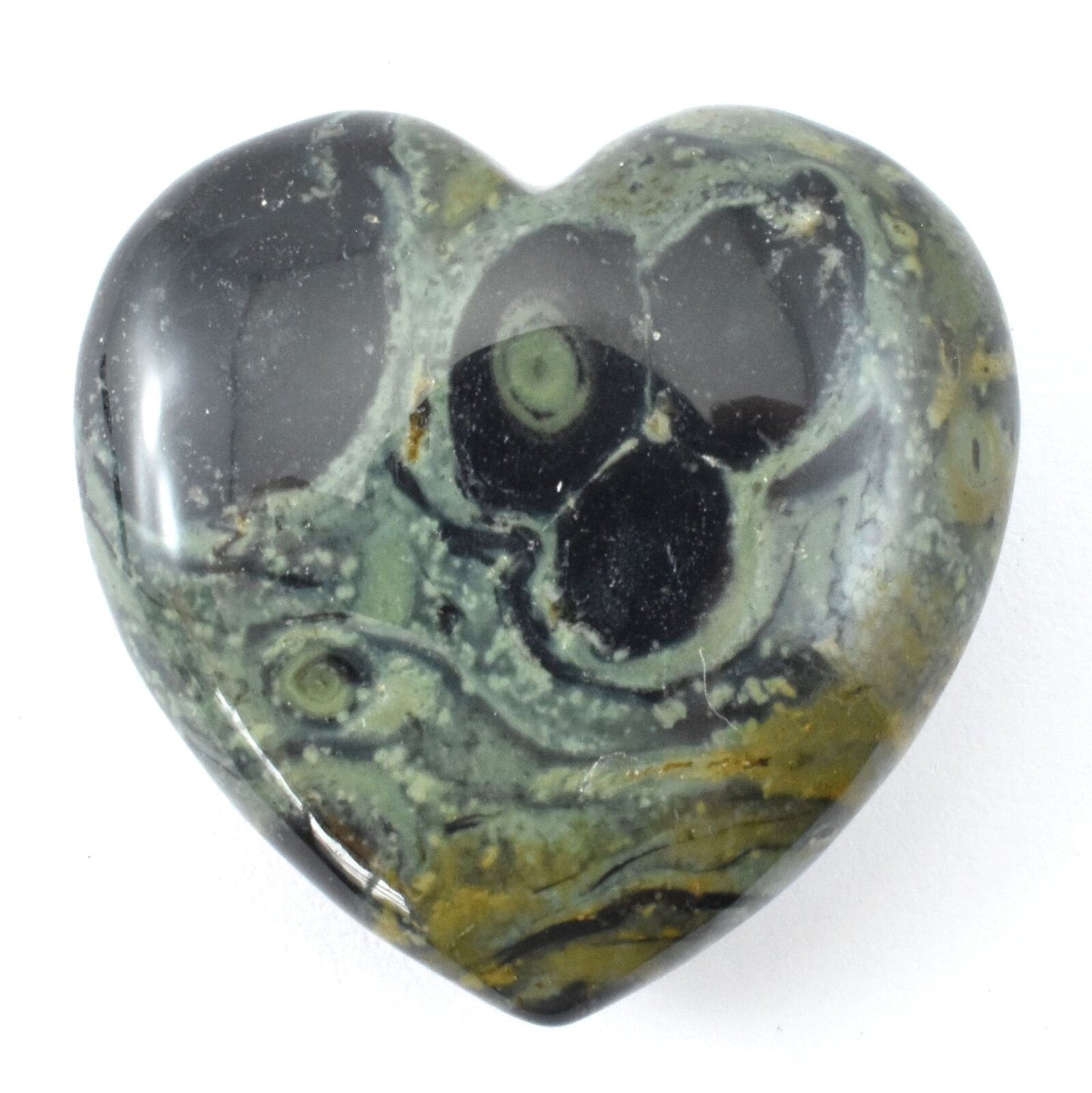 Kambaba Jasper Heart Carving [Small]