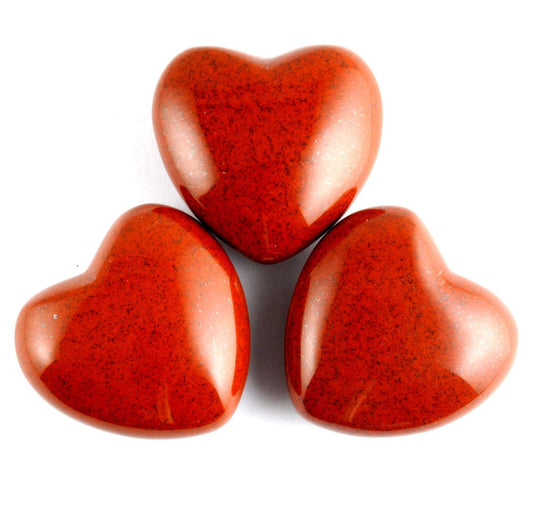 Red Jasper Heart Carving [Small]