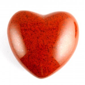 Red Jasper Heart Carving [Small]
