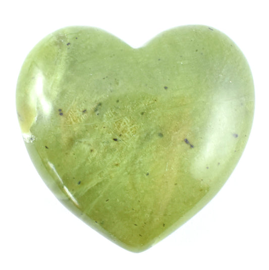 Nephrite Jade Heart Carving [Small]